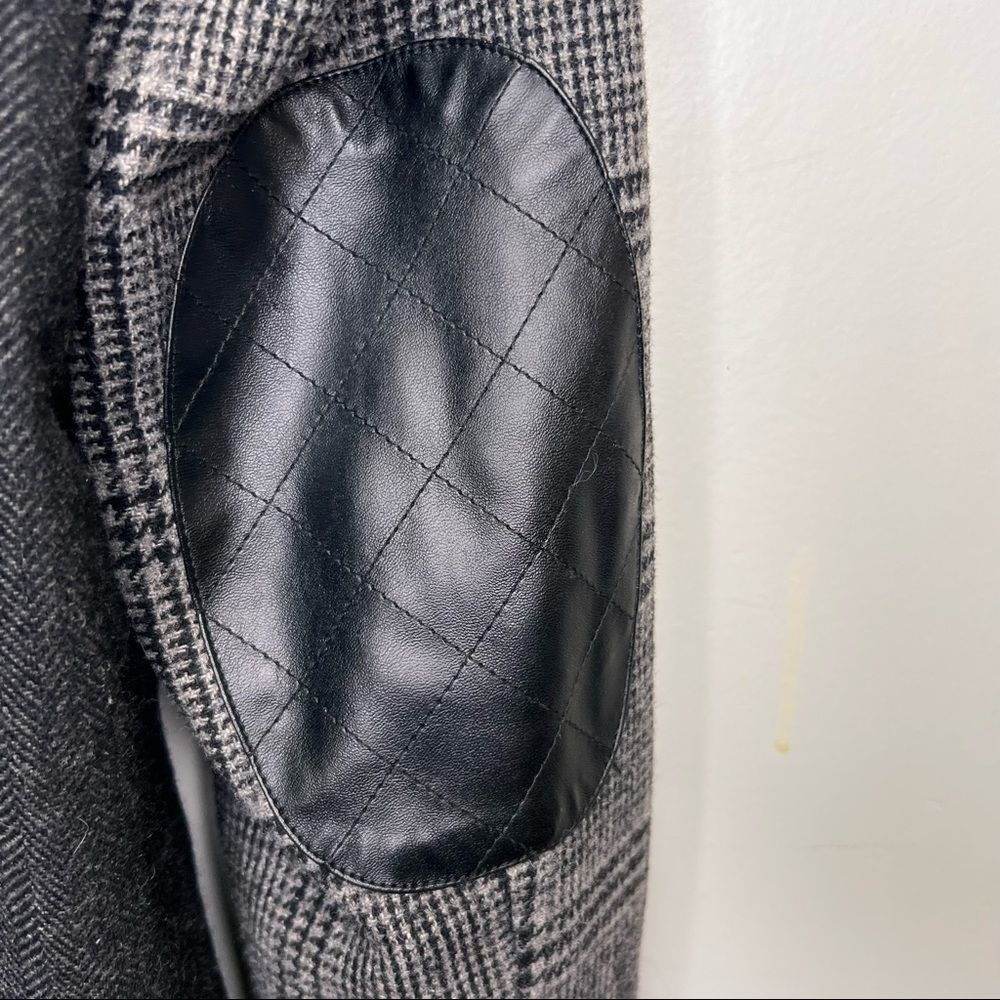𝅺SMART Set Grey & Black Wool Blazer Size M - Picture 8 of 11